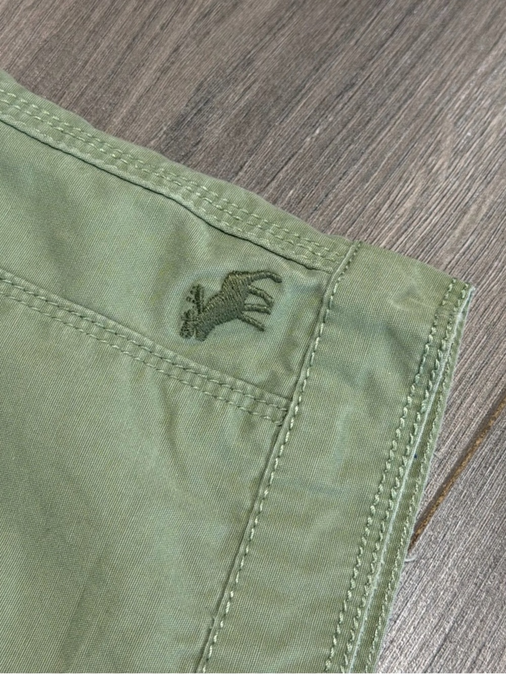 Abercrombie & Fitch Olive Green Utility Capris - Picture 2 of 6